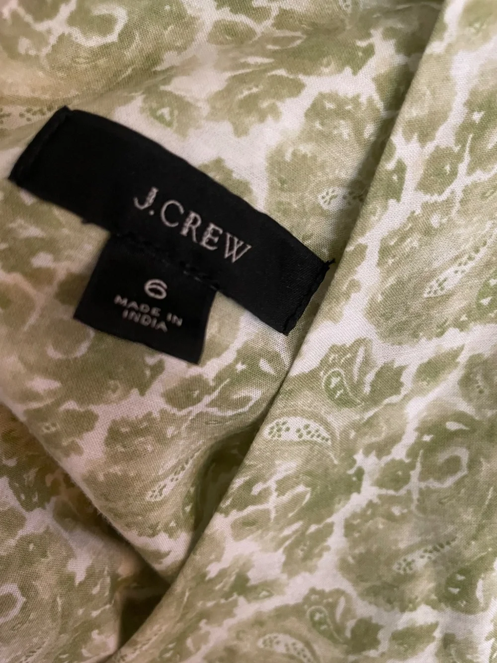 J. Crew puff sleeve peplum blouse